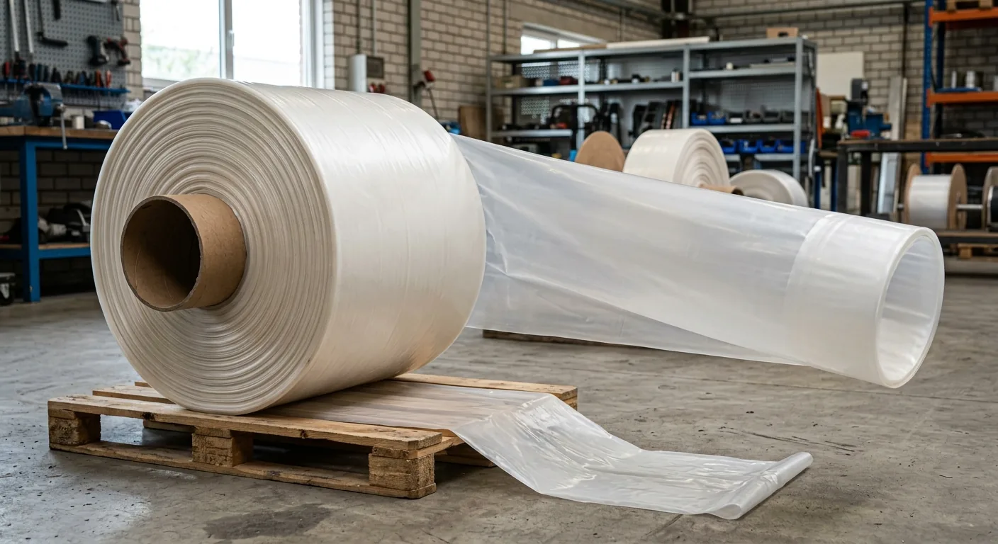Bobine de gaine biodégradable et compostable en atelier